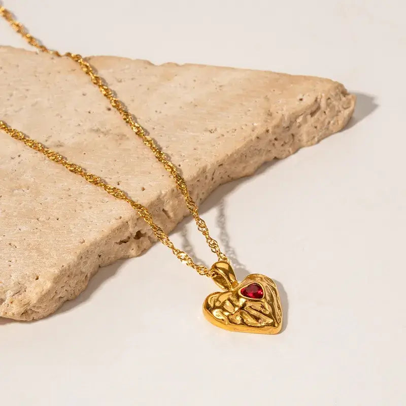 Gold Heart Necklace