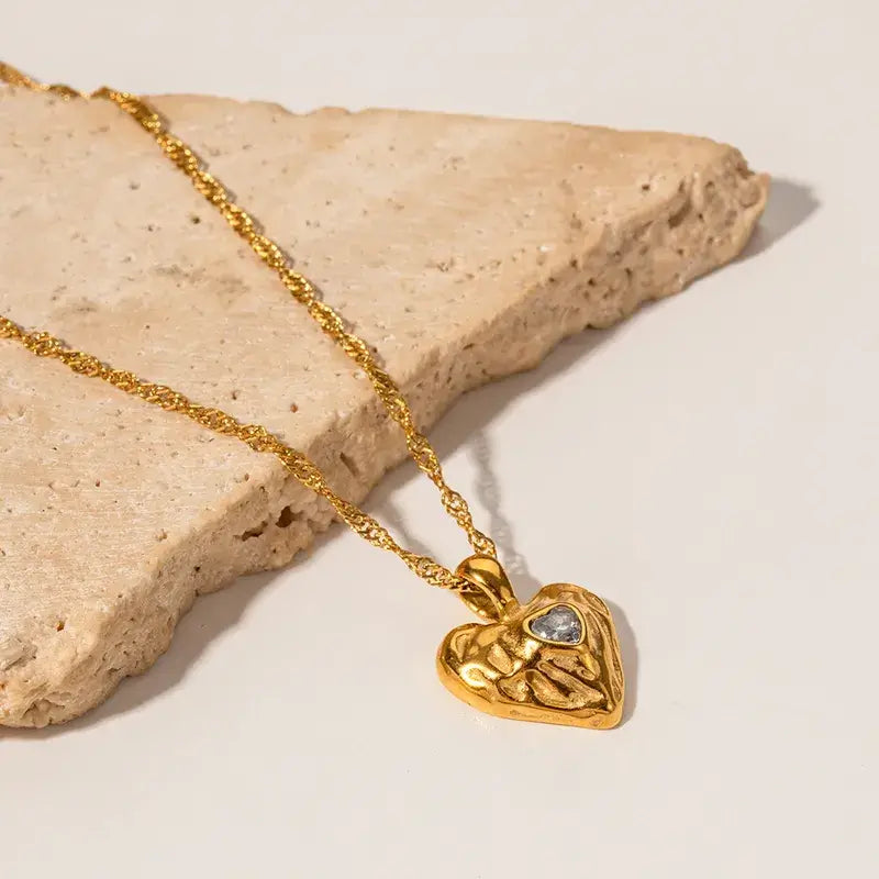 Gold Heart Necklace