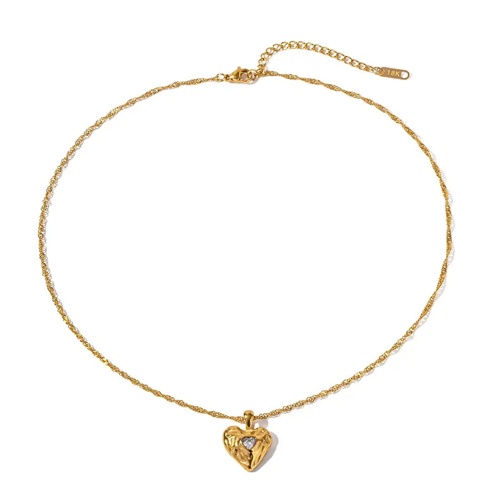 Gold Heart Necklace