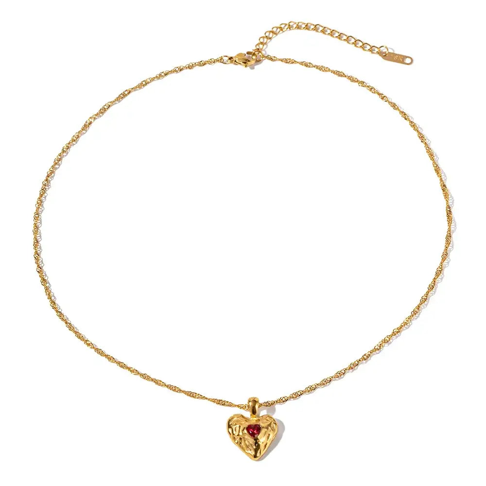 Gold Heart Necklace